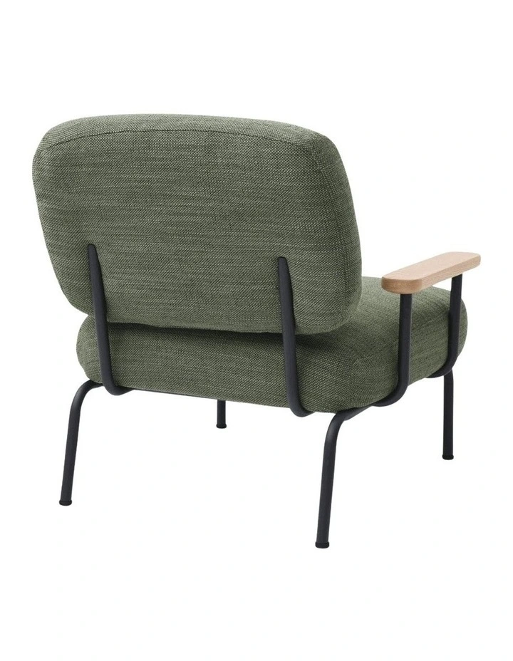 Mattia Upholstered Armchair Olive image 3