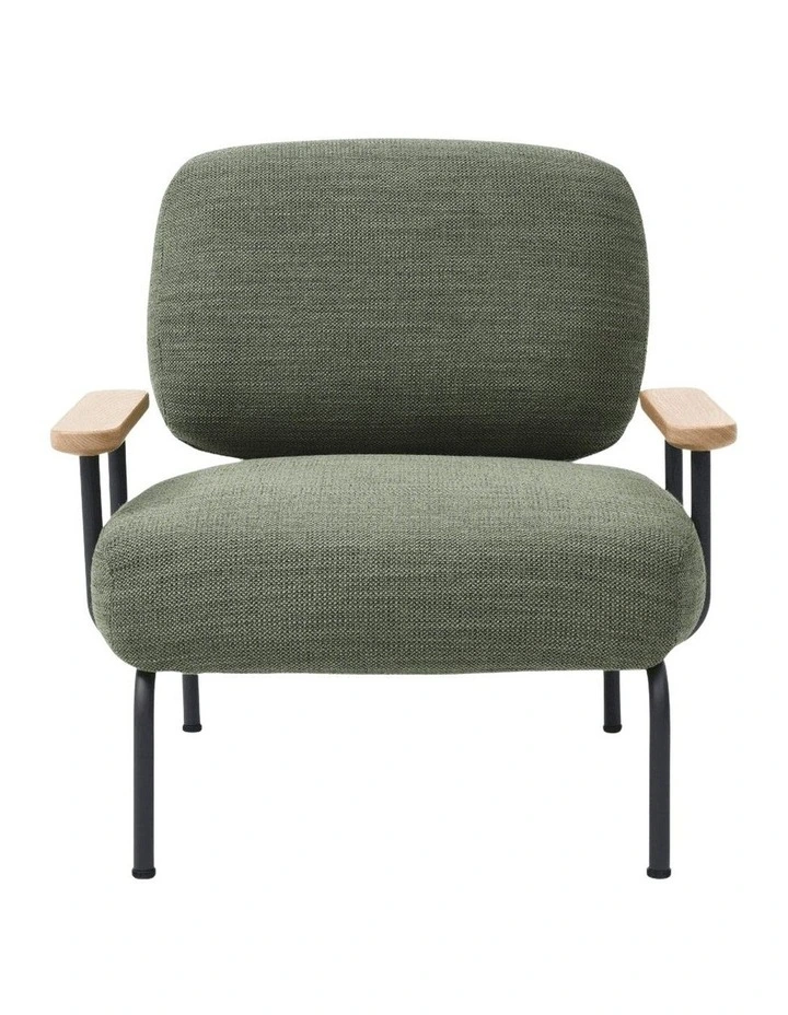 Mattia Upholstered Armchair Olive image 5