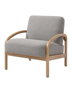 Luna Upholstered Armchair Oatmeal Stone