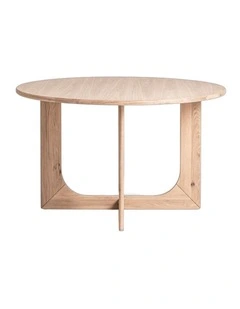 Oscar Round Oak 1.3M Dining Table