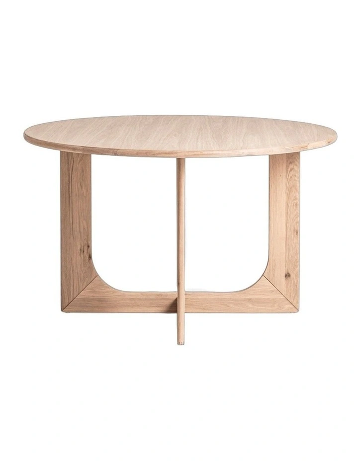 Oscar Round Oak 1.3M Dining Table image 1