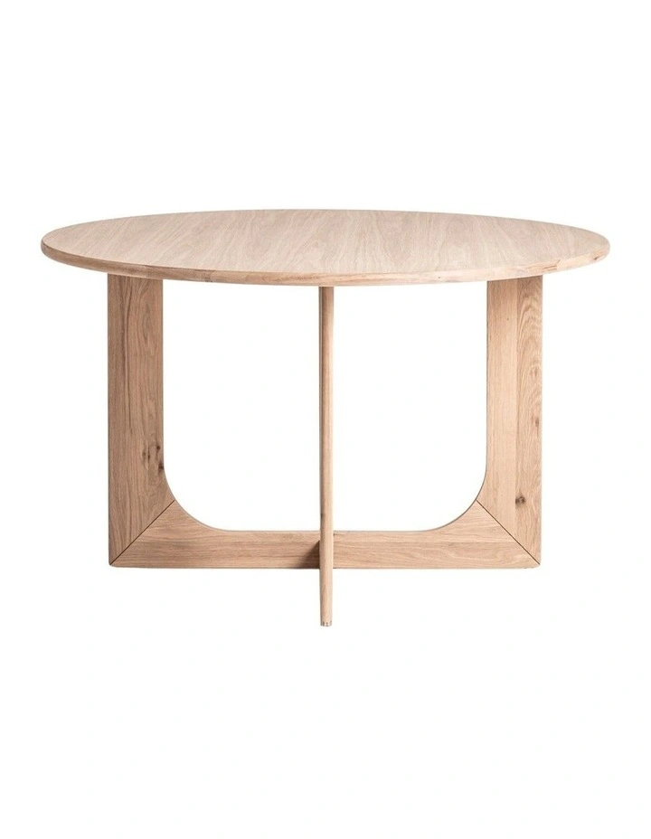 Oscar Round Oak 1.3M Dining Table image 2