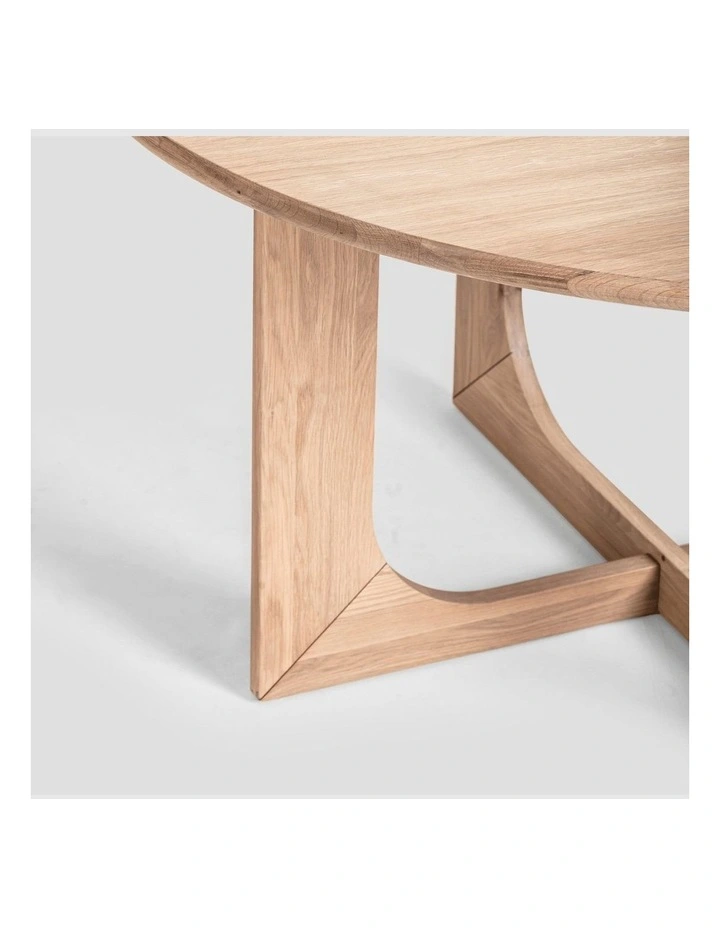 Oscar Round Oak 1.3M Dining Table image 7