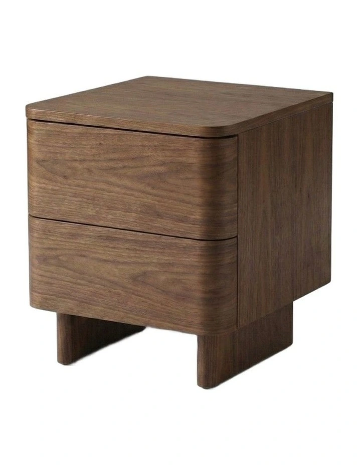 Kiama 2 Drawer Bedside Walnut image 1