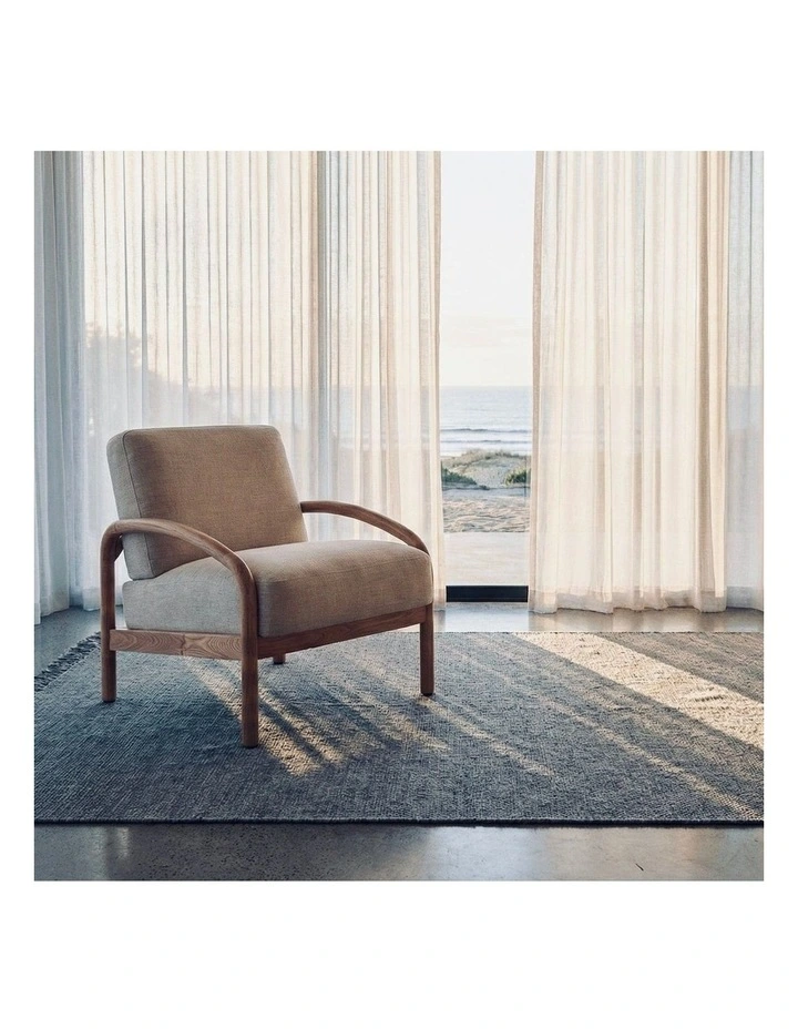 Luna Upholstered Armchair Natural image 6