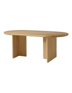 Kiama 2m Dining Table Natural Ash