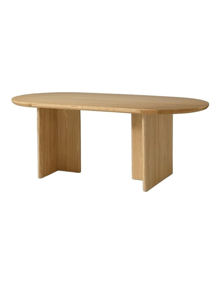 Kiama 2m Dining Table Natural Ash image 1