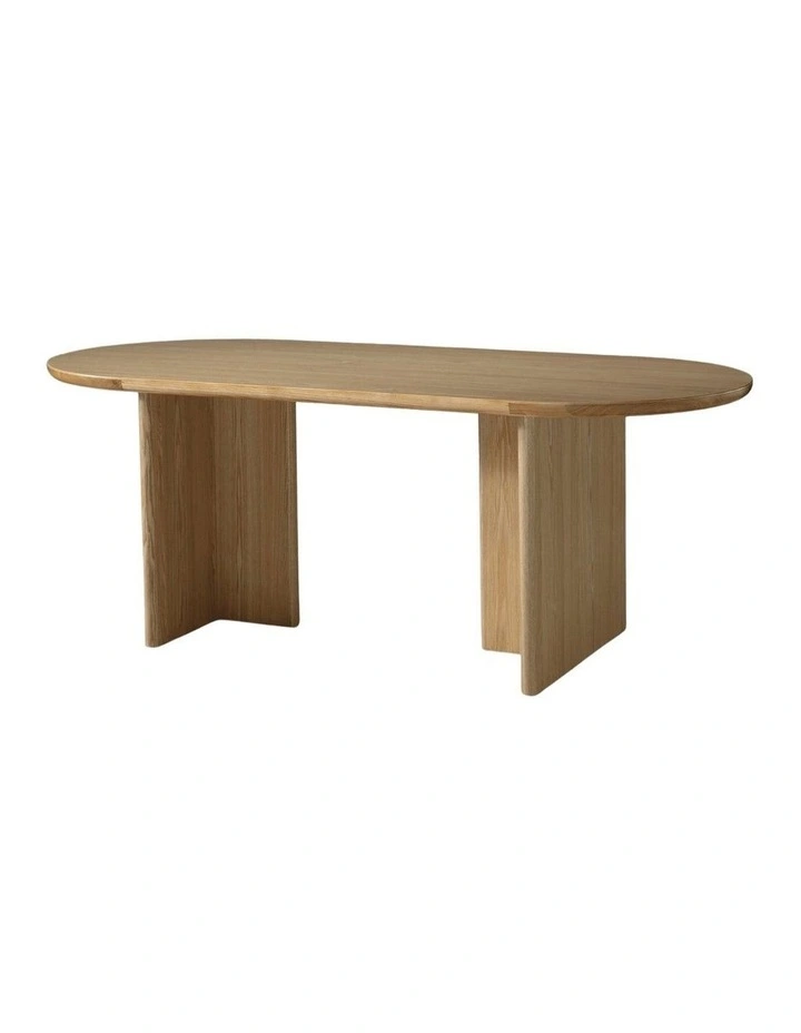 Kiama 2m Dining Table Natural Ash image 3