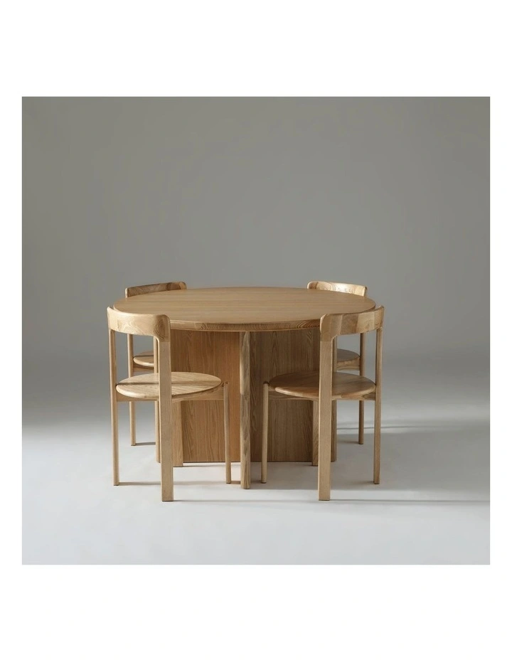 Kiama 1.2m Round Dining Table Natural Ash image 3