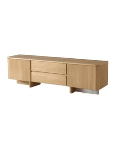 Kiama 1.8m 2 Door Entertainment Lowline Natural Ash