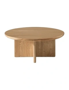 Kiama Round 100cm Coffee Table Natural Ash