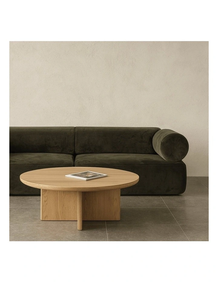 Kiama Round 100cm Coffee Table Natural Ash image 3