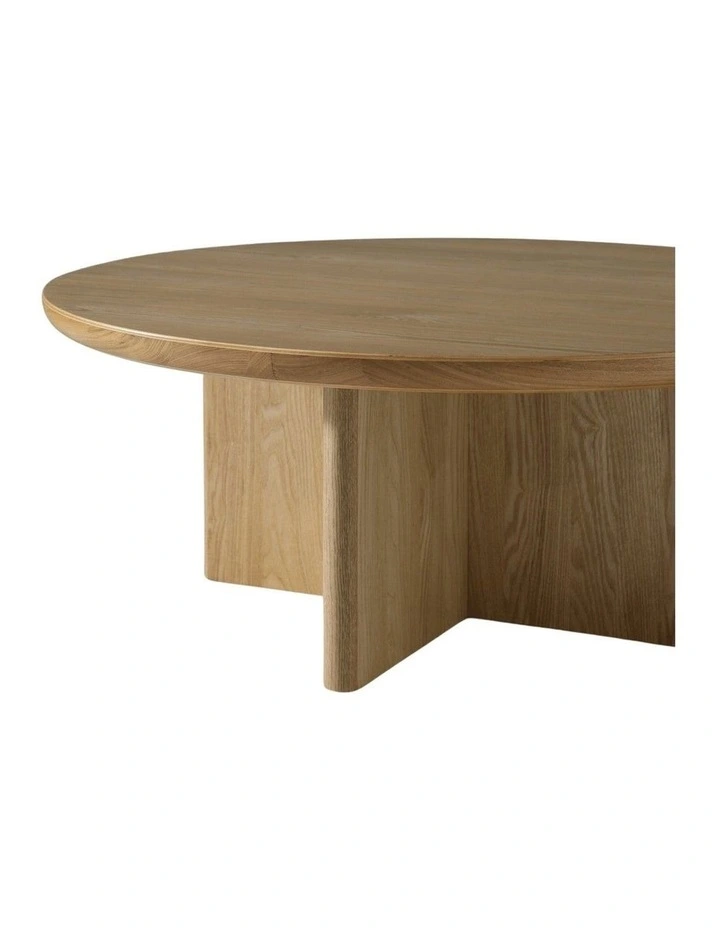 Kiama Round 100cm Coffee Table Natural Ash image 5