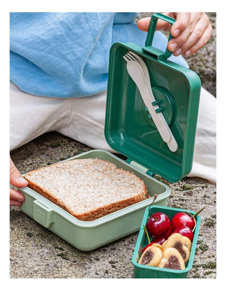 Monbento Mb Sandwich Lunch Box Snacky - Green Forest image 4