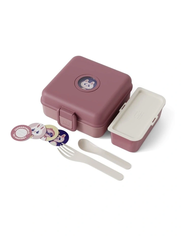 Monbento Mb Sandwich Lunch Box Snacky - Pink Blush image 2