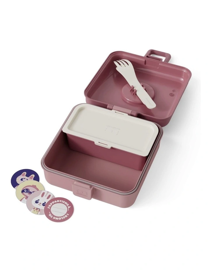 Monbento Mb Sandwich Lunch Box Snacky - Pink Blush image 3