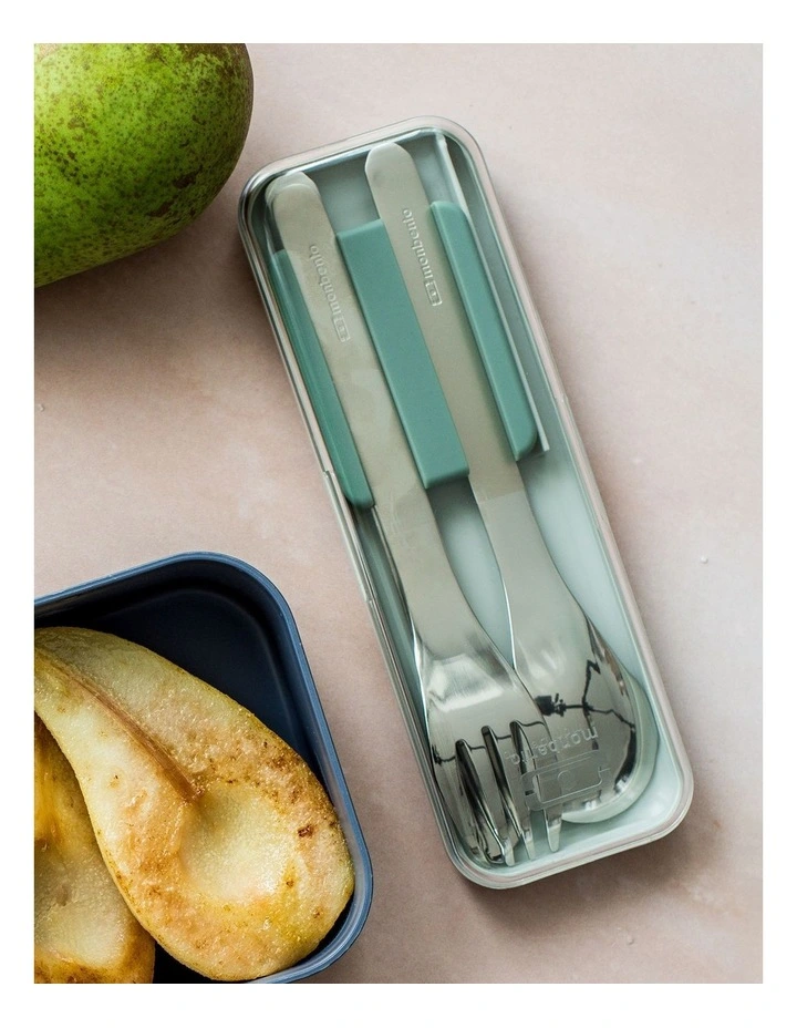 Monbento Mb Slim Box - Trio Knife - Green Natural image 3