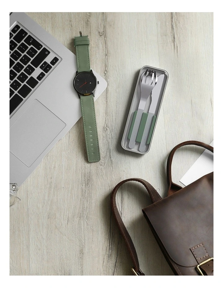 Monbento Mb Slim Box - Trio Knife - Green Natural image 4