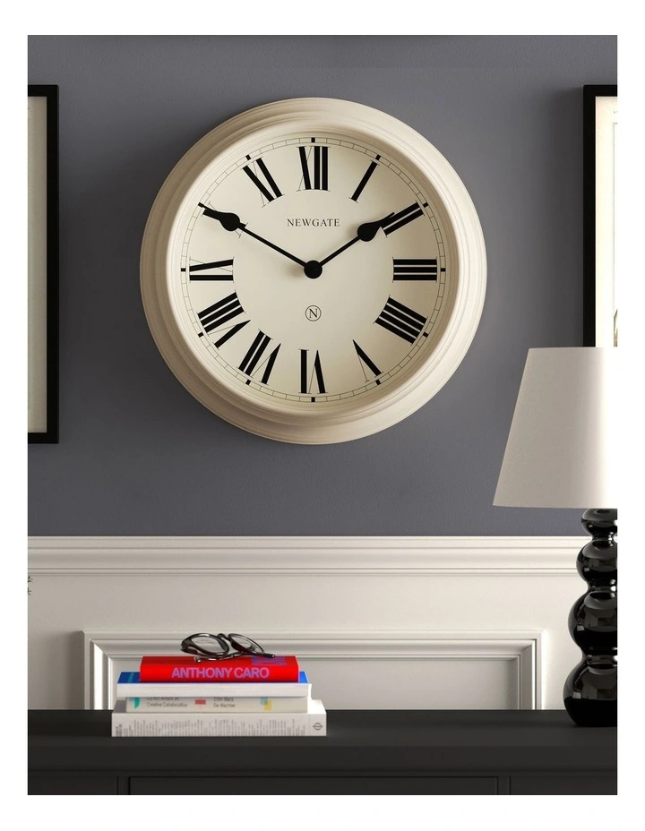 Newgate Notting Hill Wall Clock-Vanilla Cream image 3