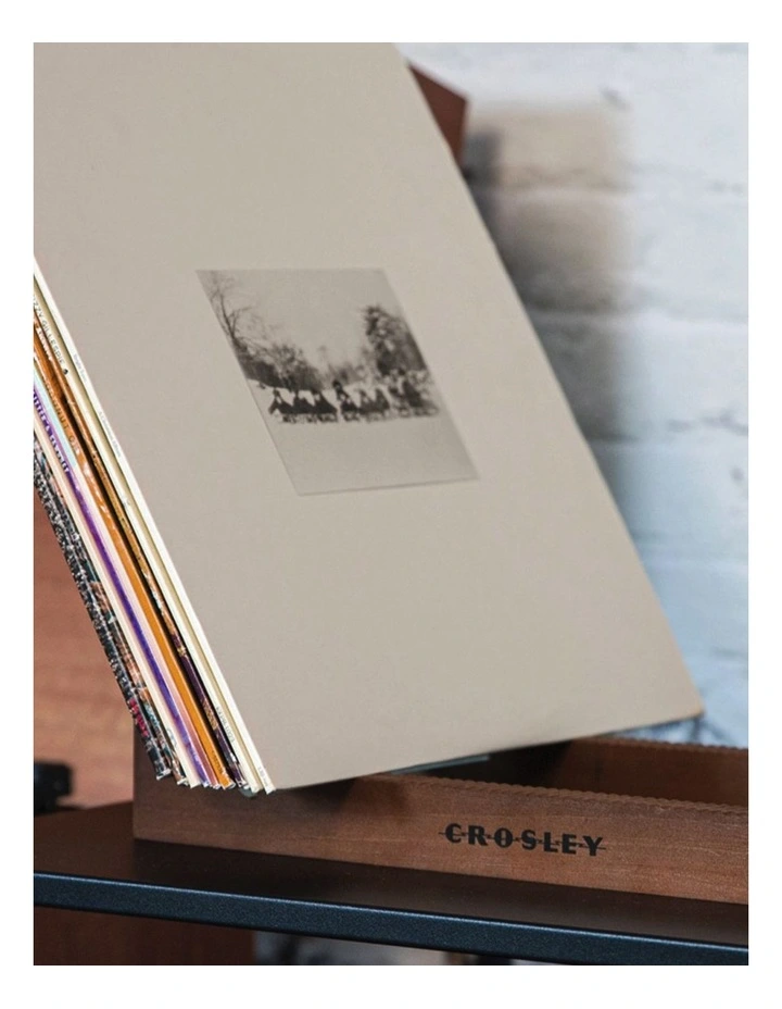 Crosley Cruiser Bluetooth Portable Turntable - Mint   Bundled Crosley Record Storage Display Stand image 3