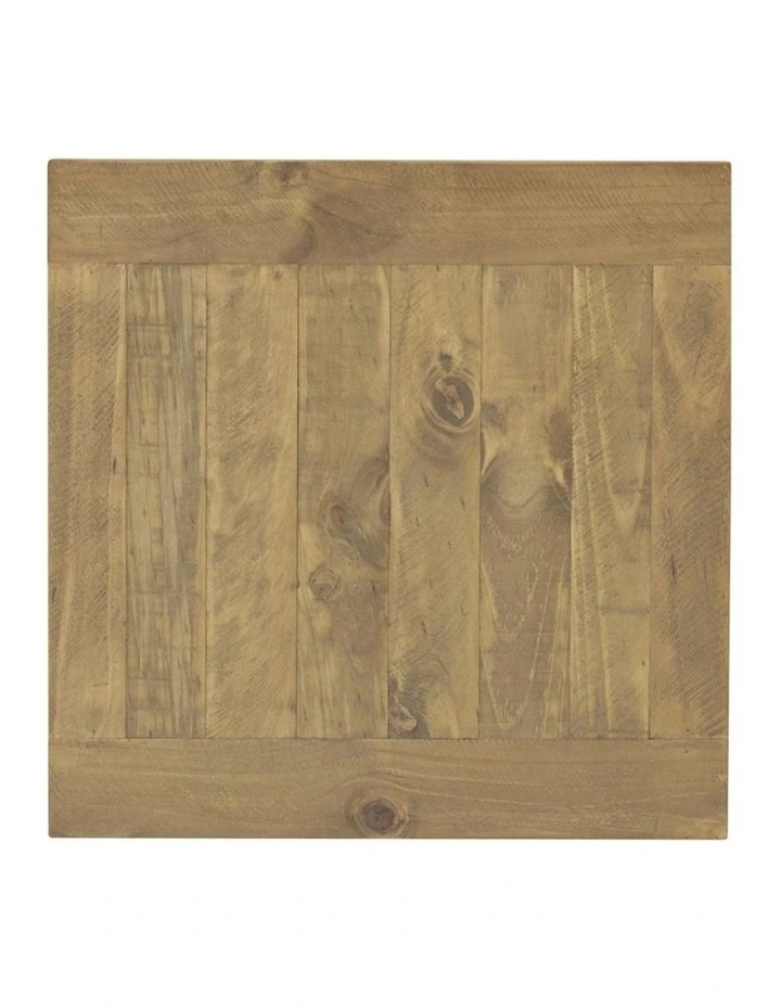 Leura Belle Indoor Side Table in Brushed with Natural Timber Top image 5