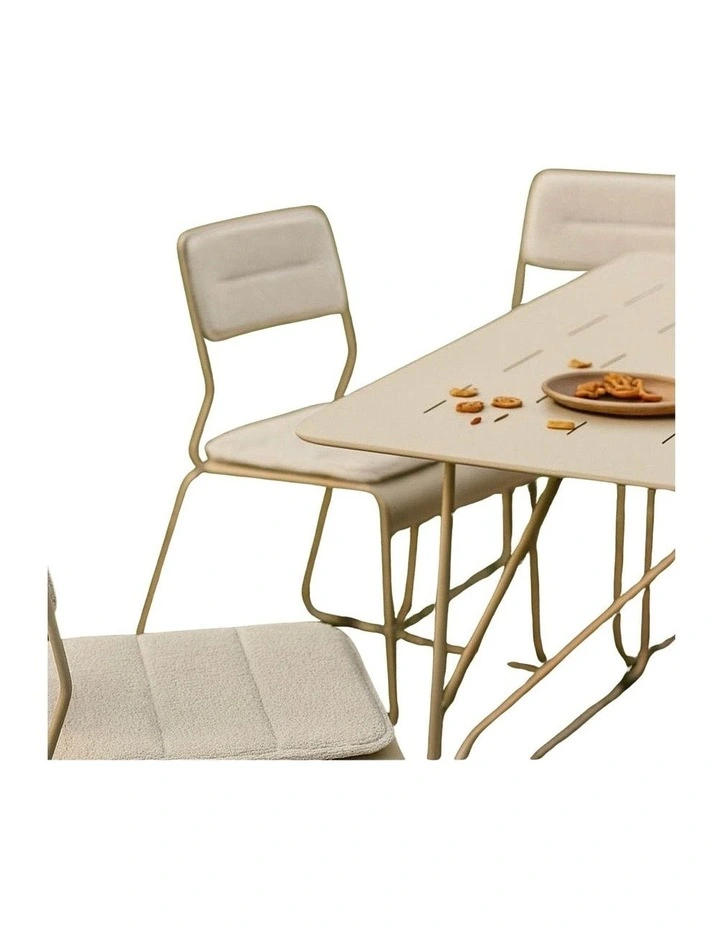 Parco Outdoor Dining Chair Sand Set of 2 image 5