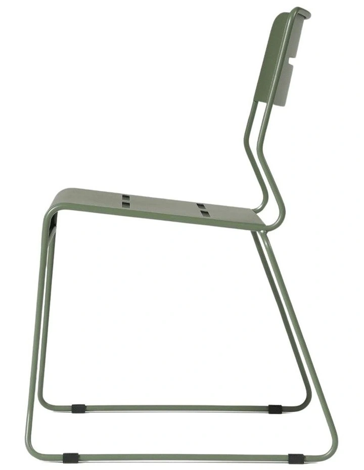 Parco Outdoor Dining Chair Olive Set of 2 image 7