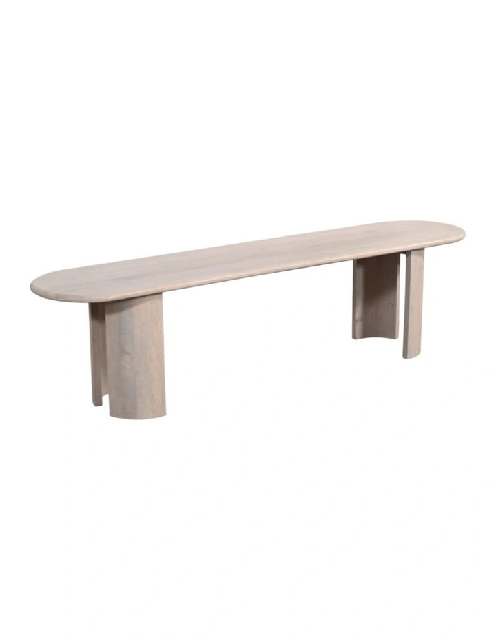 Beaumont Indoor Wooden Dining Table with Bench Seats Setting image 4