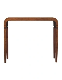 Artisan Furniture Solid Wood Arcus Console Table,  Beige