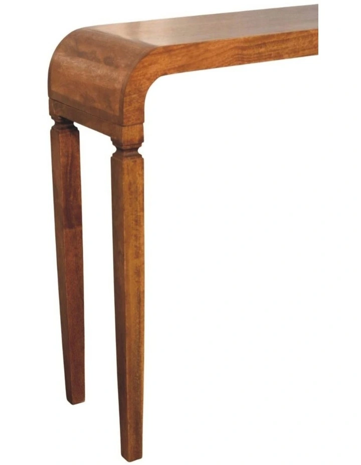 Artisan Furniture Solid Wood Arcus Console Table, Beige image 4