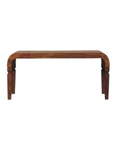 Artisan Furniture Solid Wood Arcus Coffee Table,  Beige