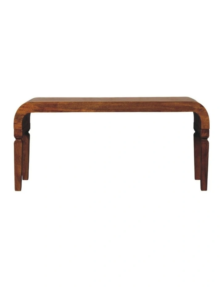 Artisan Furniture Solid Wood Arcus Coffee Table, Beige image 1