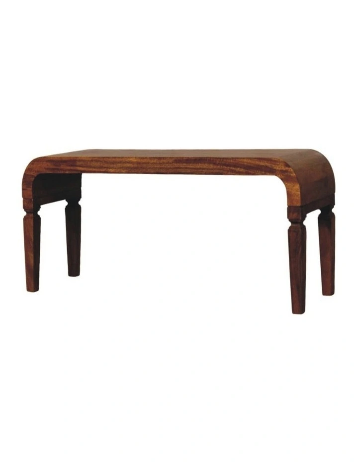 Artisan Furniture Solid Wood Arcus Coffee Table, Beige image 3