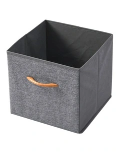 Kicho Fabric Storage Box 30x30x29cm in Grey