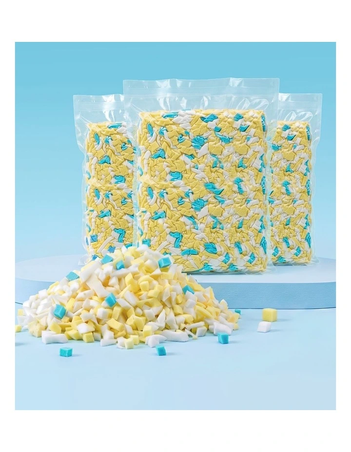 Artiss 15lbs (6.6KG) Shredded Memory Foam Bean Bag Filler for Bean Bag Chair High Density image 4