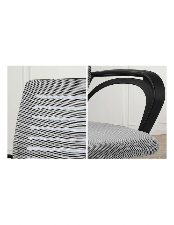 Oikiture Mesh Office Chair Black&Grey image 6