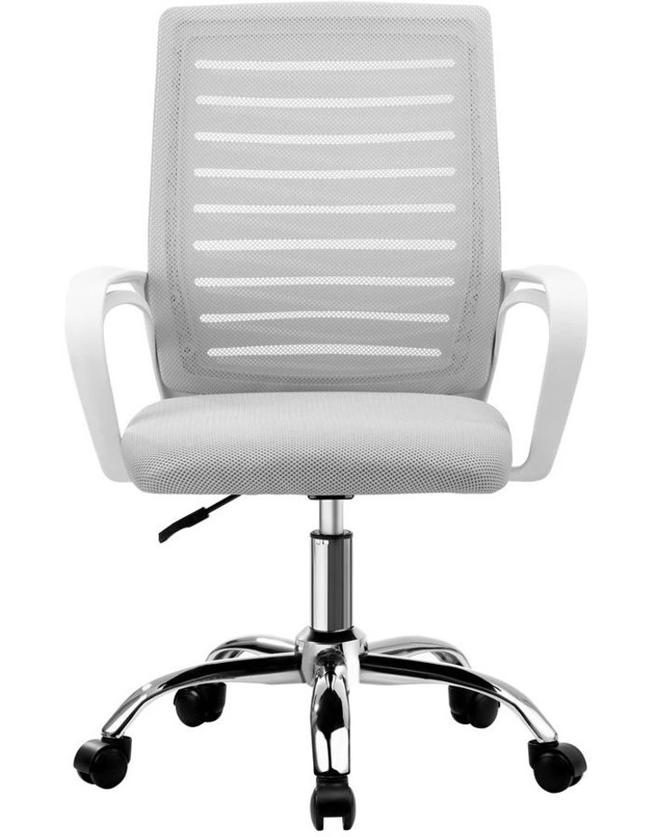 Oikiture Mesh Office Chair White image 2