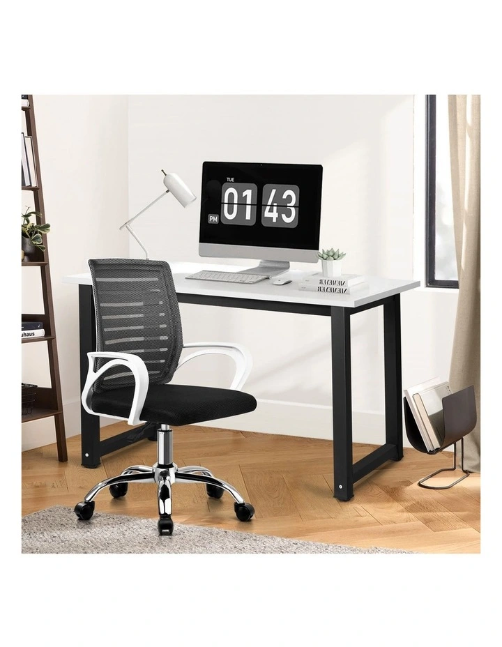 Oikiture Home Office Desk and Chair Set image 4