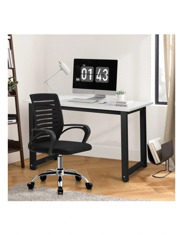 Oikiture Home Office Desk and Chair Set image 4