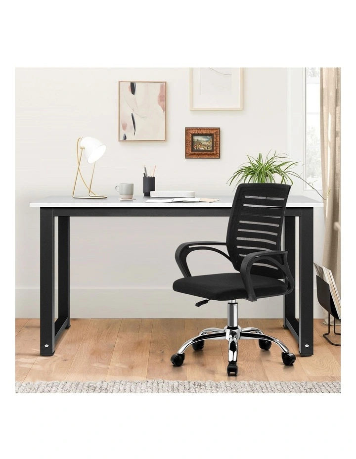 Oikiture Home Office Desk and Chair Set image 5