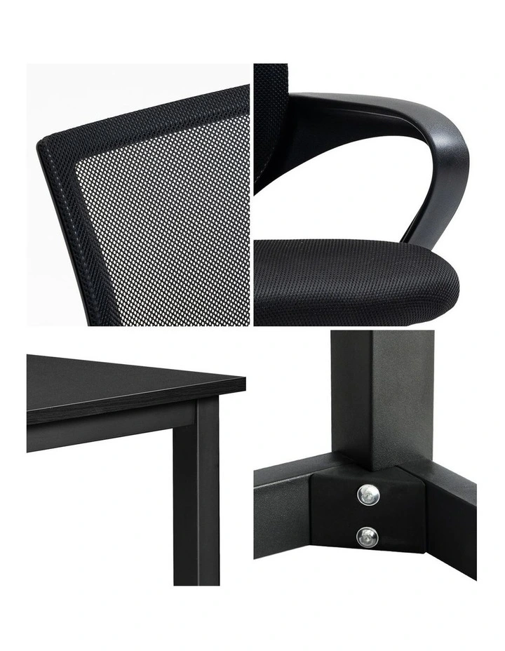 Oikiture Home Office Desk and Chair Set image 6