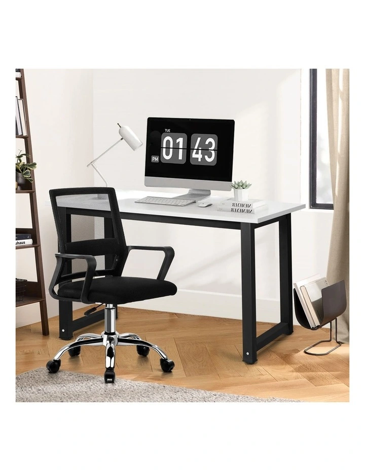 Oikiture Home Office Desk and Chair Set image 4