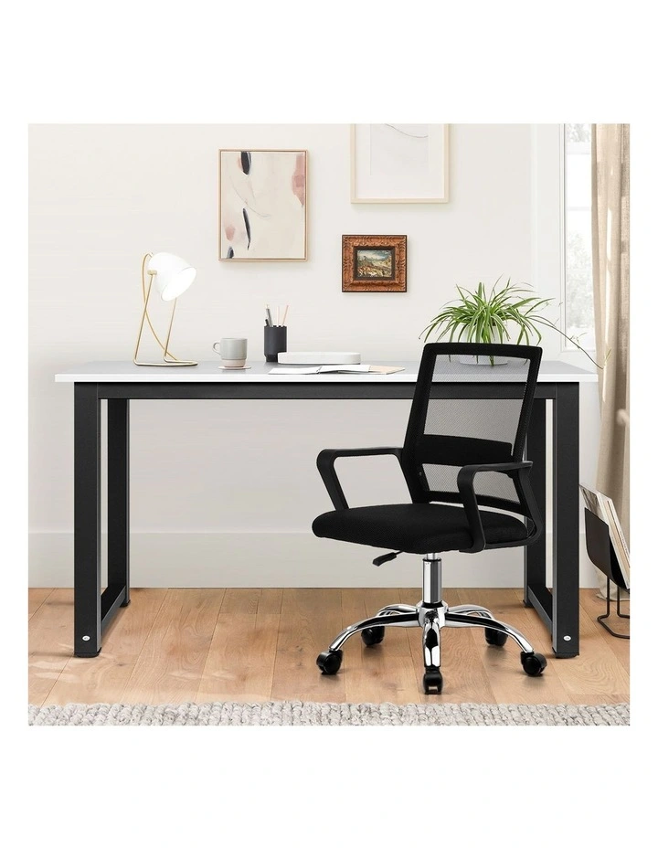 Oikiture Home Office Desk and Chair Set image 5