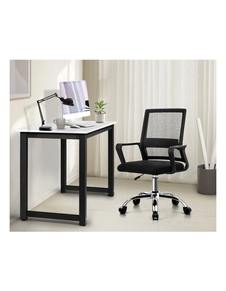 Oikiture Home Office Desk and Chair Set image 7
