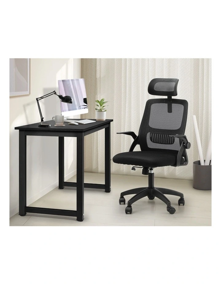 Oikiture Home Office Desk and Chair Set image 7