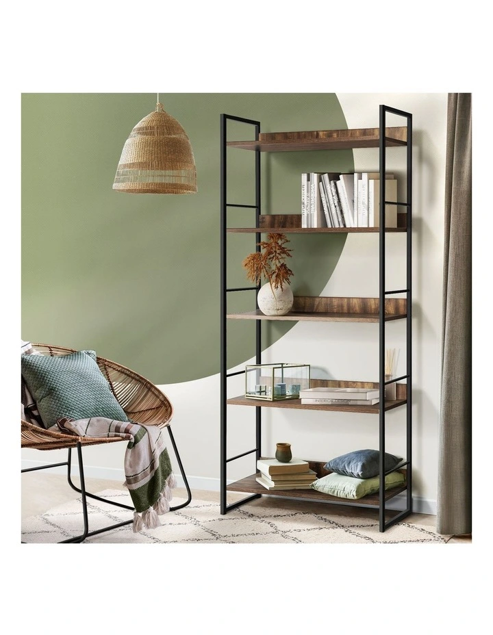 Oikiture Display Shelf Storage Shelves Bookshelf Bookcase Stand Rack Cupboard image 4