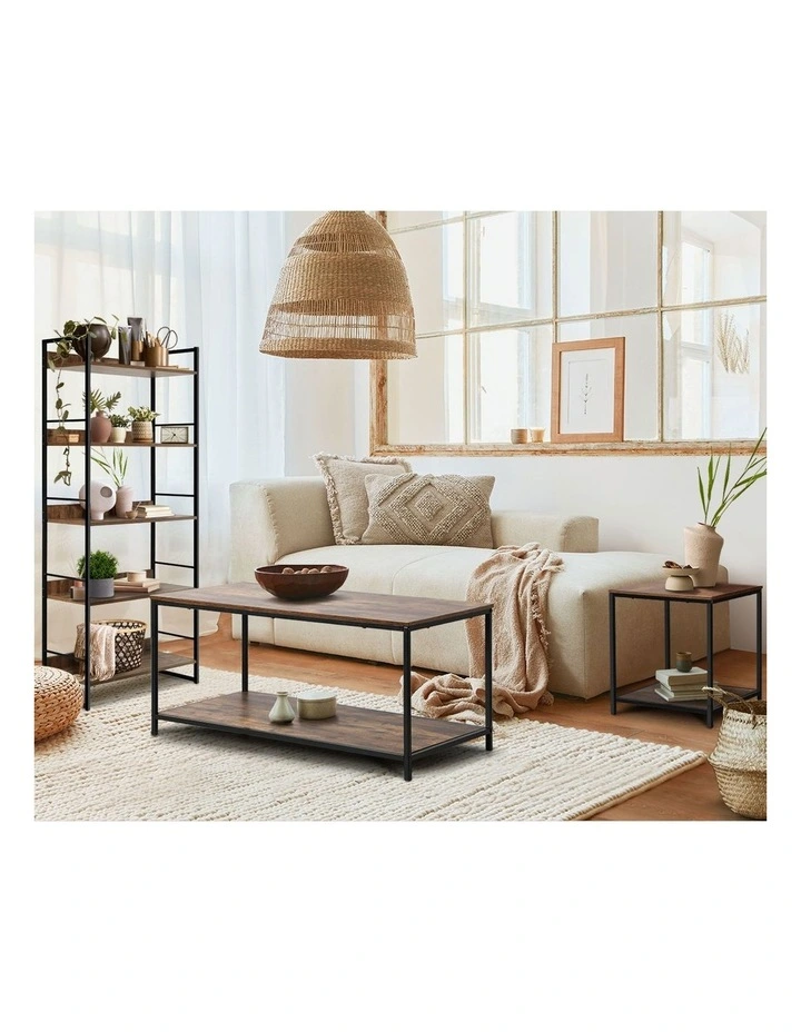 Oikiture Display Shelf Storage Shelves Bookshelf Bookcase Stand Rack Cupboard image 7