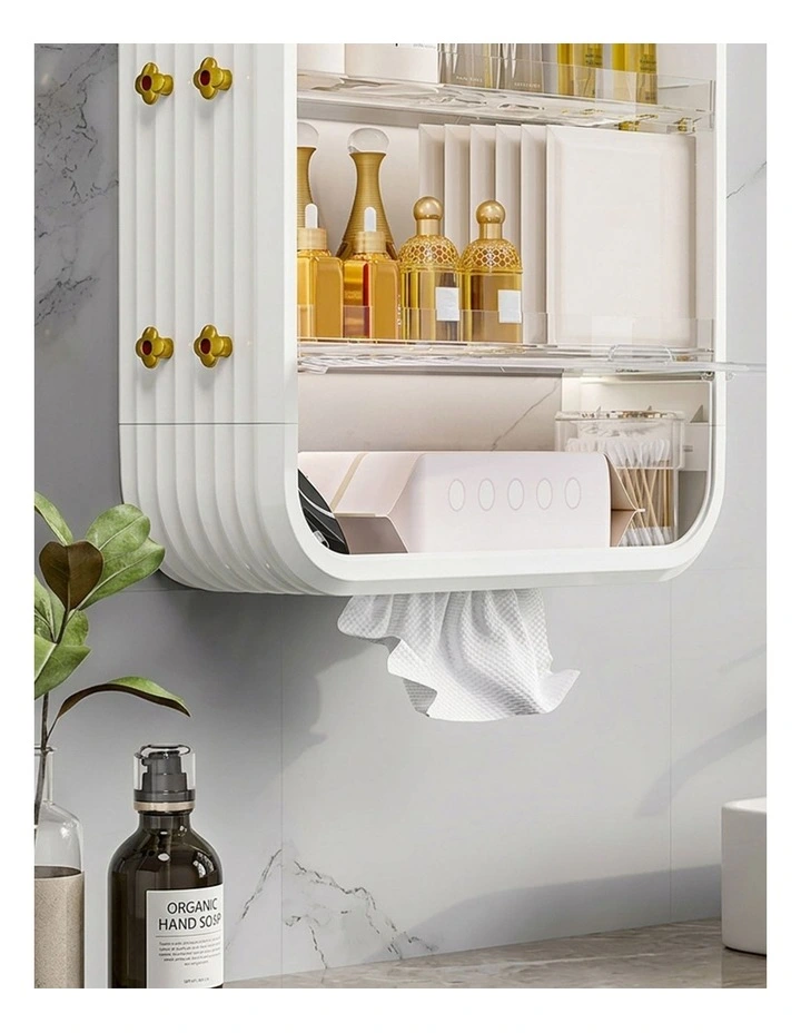 SOGA 2X White Multi Tier Cosmetic Storage Rack Vanity Organiser image 6