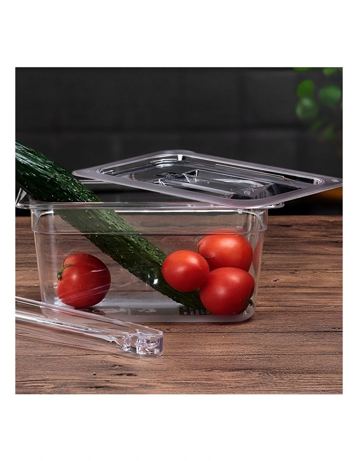 SOGA Clear Gastronorm 1/2 GN Lid Food Tray Top Cover Bundle of 2 image 4