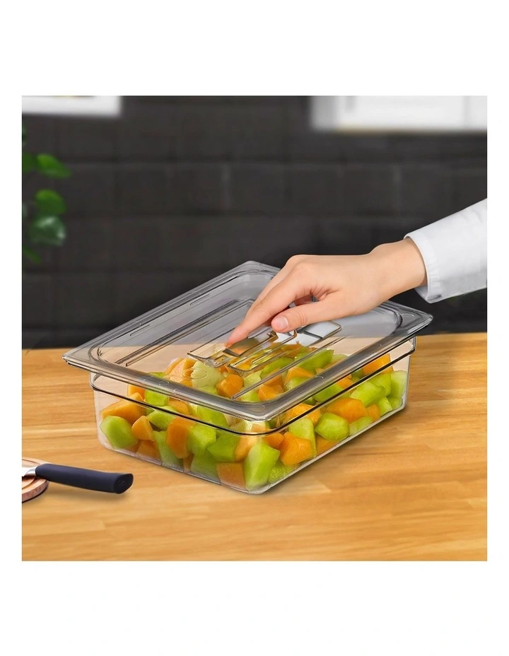 SOGA Clear Gastronorm 1/2 GN Lid Food Tray Top Cover Bundle of 2 image 6